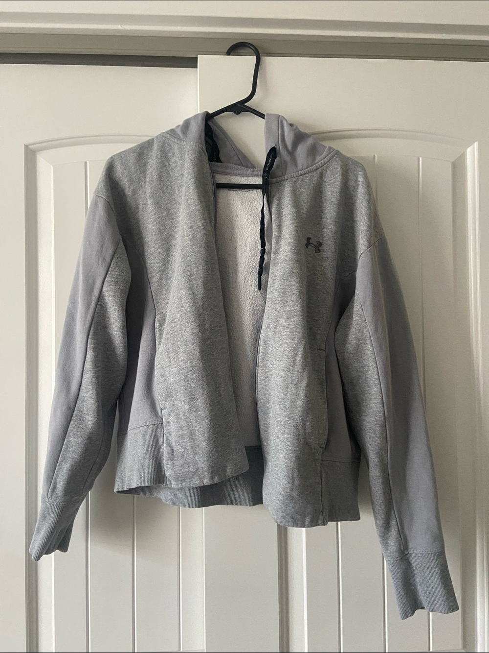 Under Armour Women's Light Gray Hooded Zip Jacket